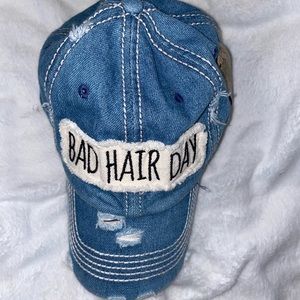 Denim Bad Hair Day Hat